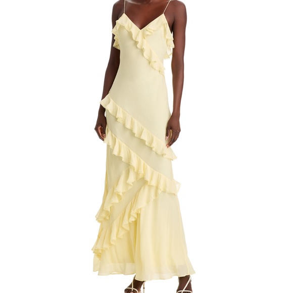 Love Shack Fancy Rialto Ruffle Trim Dress - Picture 5 of 7